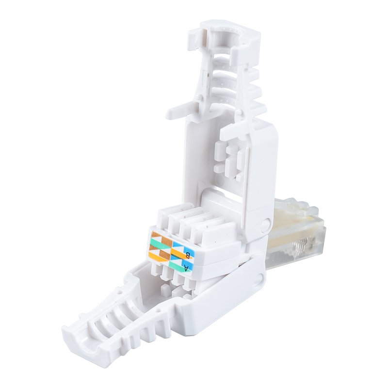 Cat5e Nestíněný beznástrojový konektor RJ45 RJ-688Y-C5E Cat5e Nestíněný beznástrojový konektor RJ45 RJ-688Y-C5E