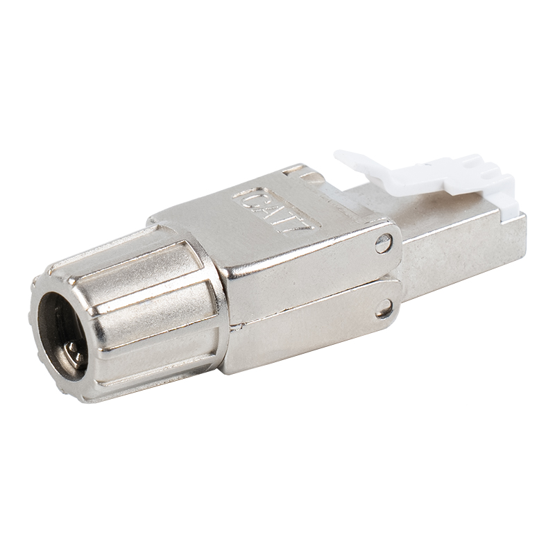 Cat7 stíněný beznástrojový konektor RJ45 RJ-G40S-1-C7