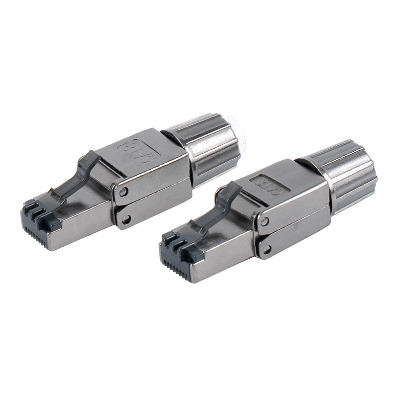 Cat8 stíněná kovová přezka Beznástrojový konektor RJ45 RJ-G40S-2-C8 Cat8 stíněná kovová přezka Beznástrojový konektor RJ45 RJ-G40S-2-C8