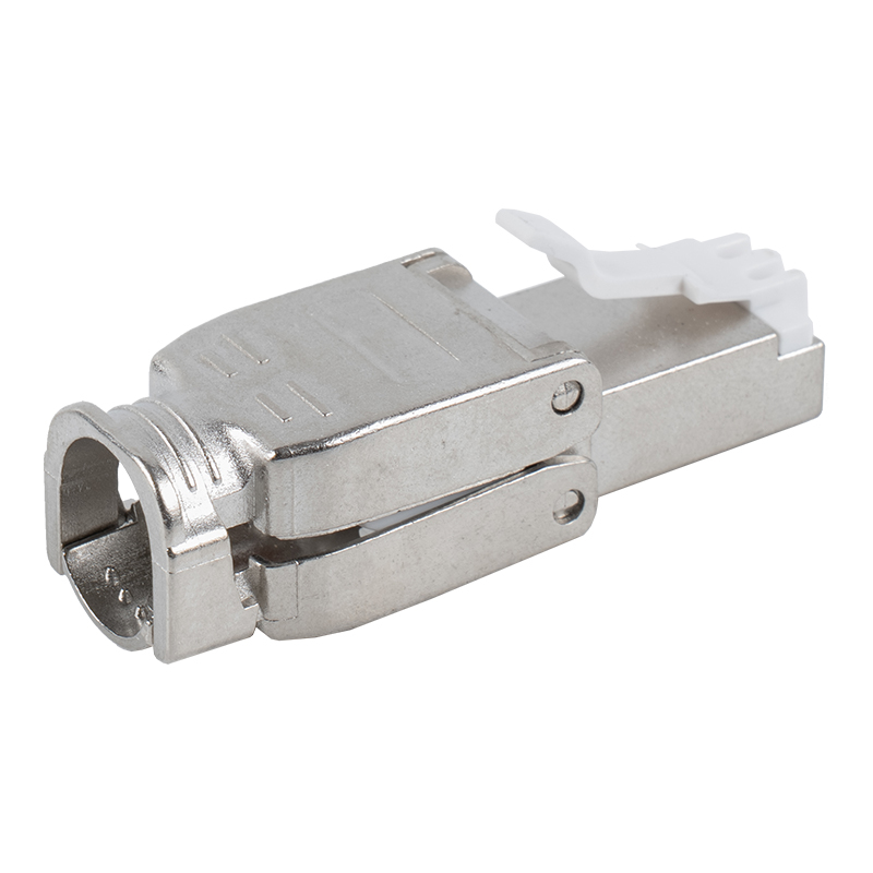 Cat6A stíněný typ se zatlačováním dolů, beznástrojový konektor RJ45 RJ-602S-1-C6A