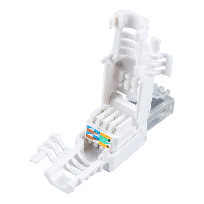 Cat6 nestíněný beznástrojový konektor RJ45 (s křidélky) RJ-688X-C6 Cat6 nestíněný beznástrojový konektor RJ45 (s křidélky) RJ-688X-C6