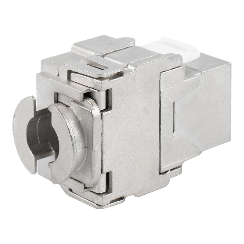 180stupňový stíněný beznástrojový konektor Keystone Jack (se zámkem) SM-2335BSH8C6A 180stupňový stíněný beznástrojový konektor Keystone Jack (se zámkem) SM-2335BSH8C6A
