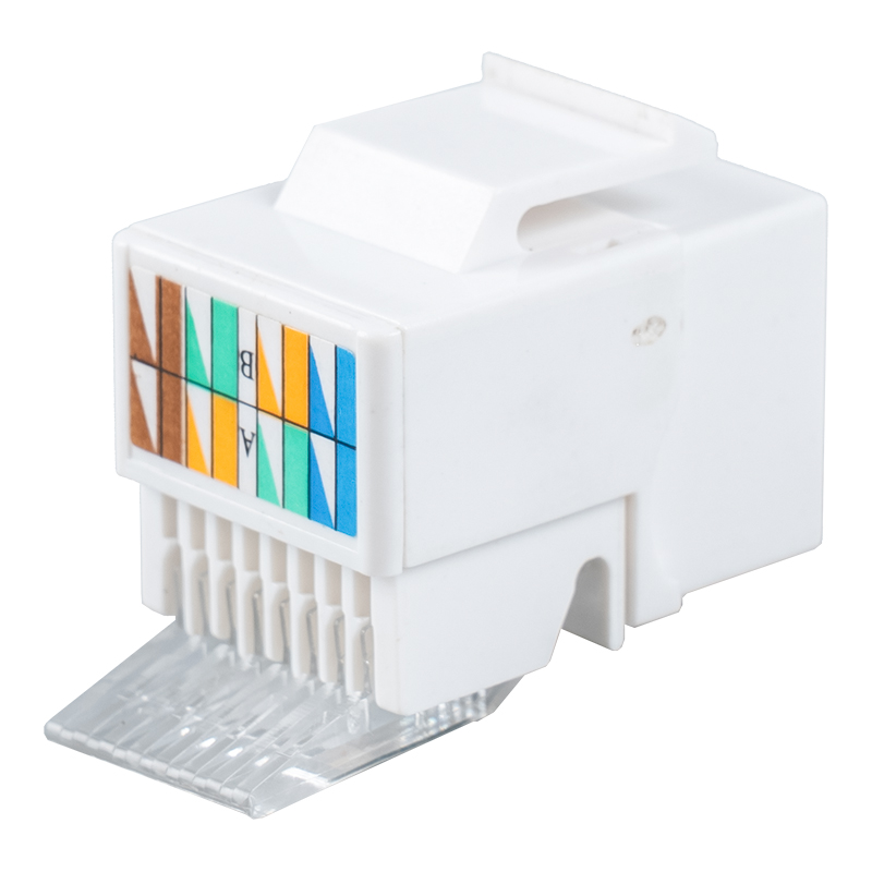 C6 Nestíněný 90° Tolless Keystone Jack (mini typ) SM-2052H8C6 C6 Nestíněný 90° Tolless Keystone Jack (mini typ) SM-2052H8C6
