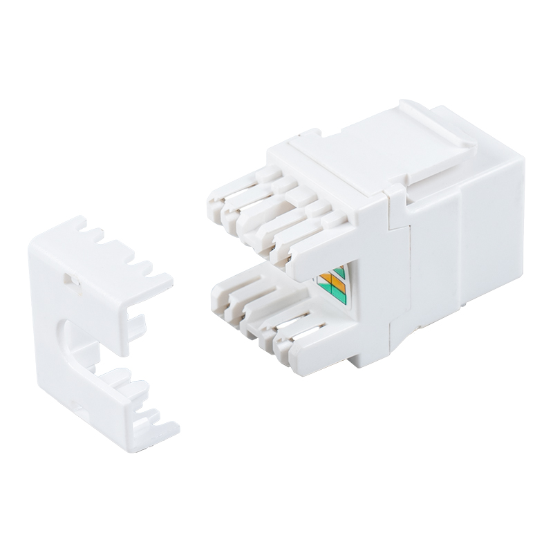 Cat6 Nestíněný 180° modulární konektor (s závěrkou) SM-2064CD8C6 Cat6 Nestíněný 180° modulární konektor (s závěrkou) SM-2064CD8C6