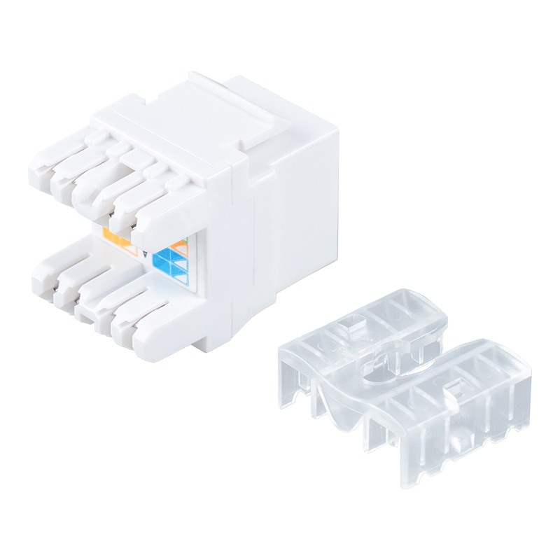Cat6 Nestíněný 180° modulární konektor (mini typ s uzávěrkou) SM-2089CD8C6-1 Cat6 Nestíněný 180° modulární konektor (mini typ s uzávěrkou) SM-2089CD8C6-1