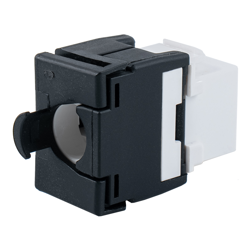 C6A Nestíněný 180° Tolless Keystone Jack(s držákem kabelu a závěrkou)SM-2335BCH8C6A C6A Nestíněný 180° Tolless Keystone Jack(s držákem kabelu a závěrkou)SM-2335BCH8C6A
