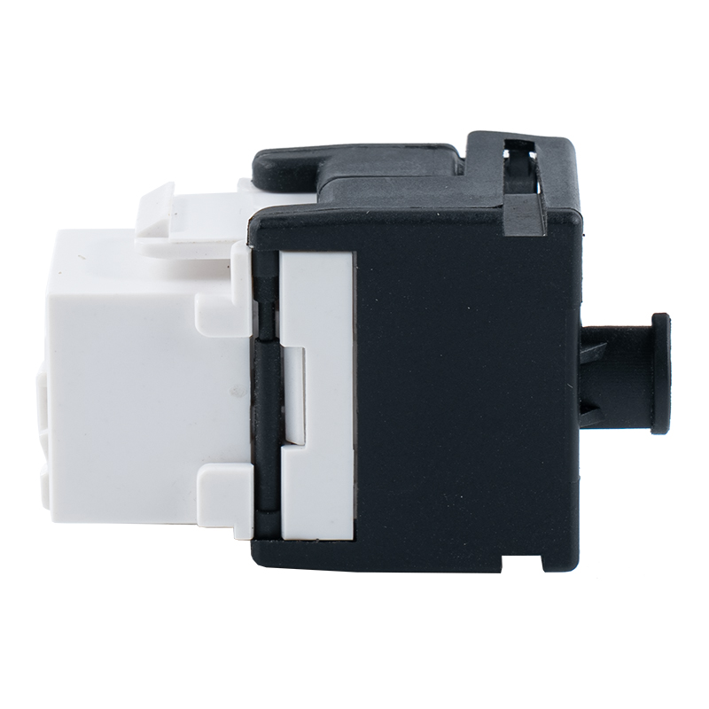 C6A Nestíněný 180° Tolless Keystone Jack(s držákem kabelu a závěrkou)SM-2335BCH8C6A C6A Nestíněný 180° Tolless Keystone Jack(s držákem kabelu a závěrkou)SM-2335BCH8C6A