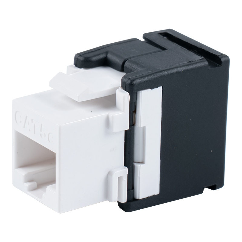 C6A Nestíněný 180° Keystone Jack SM-2335H8C6A
