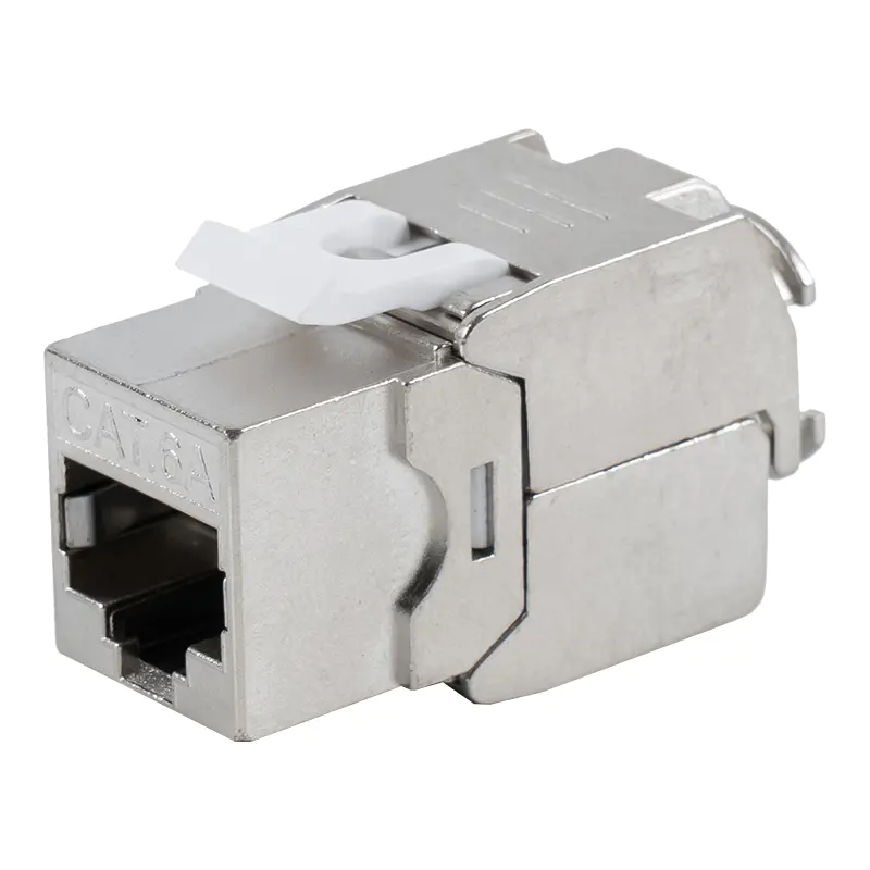 C6A stíněný 180° Tolless Keystone Jack (vyklápěcí typ) SM-2336SH8C6A