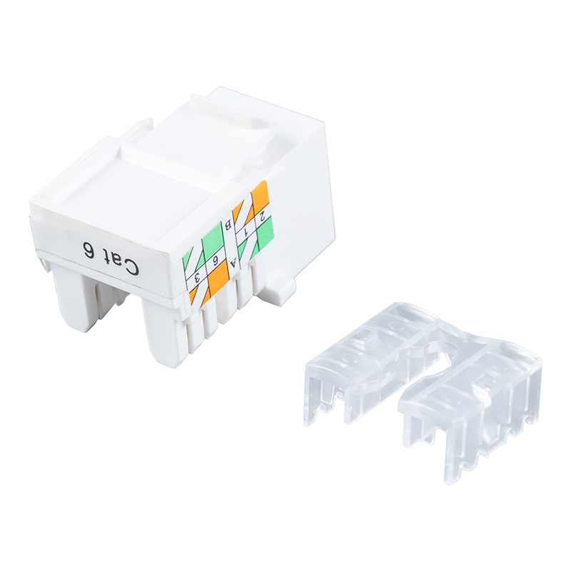 Cat6 Nestíněný 90° Keystone Jack SM-2337H8C6 Cat6 Nestíněný 90° Keystone Jack SM-2337H8C6