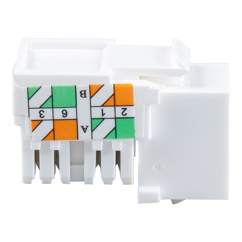 Cat6 Nestíněný 90° Keystone Jack SM-2337H8C6 Cat6 Nestíněný 90° Keystone Jack SM-2337H8C6