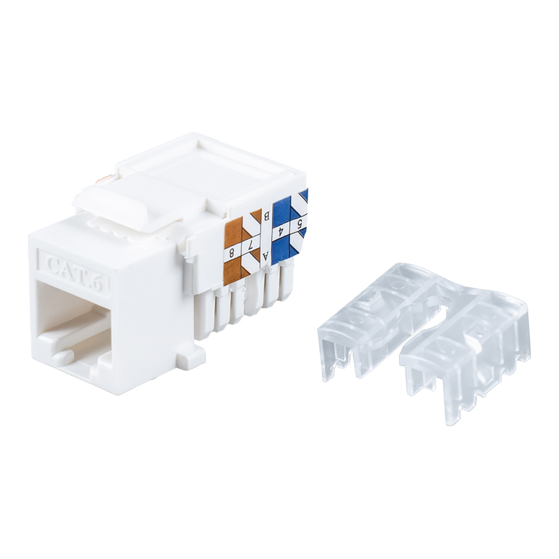Cat6 Nestíněný 90° Keystone Jack SM-2337H8C6