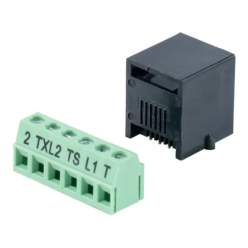 C3 Unshielded Keystone Jack (typ 6P6C) SM-2352T6C3