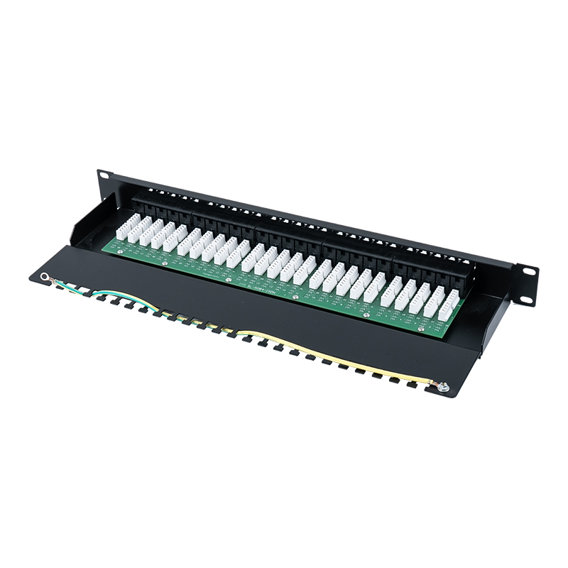 Kategorie 3 19palcový 1U 8P 8C 50portový hlasový patch panel (KRONE IDC) SP-3208K50-C3 Kategorie 3 19palcový 1U 8P 8C 50portový hlasový patch panel (KRONE IDC) SP-3208K50-C3