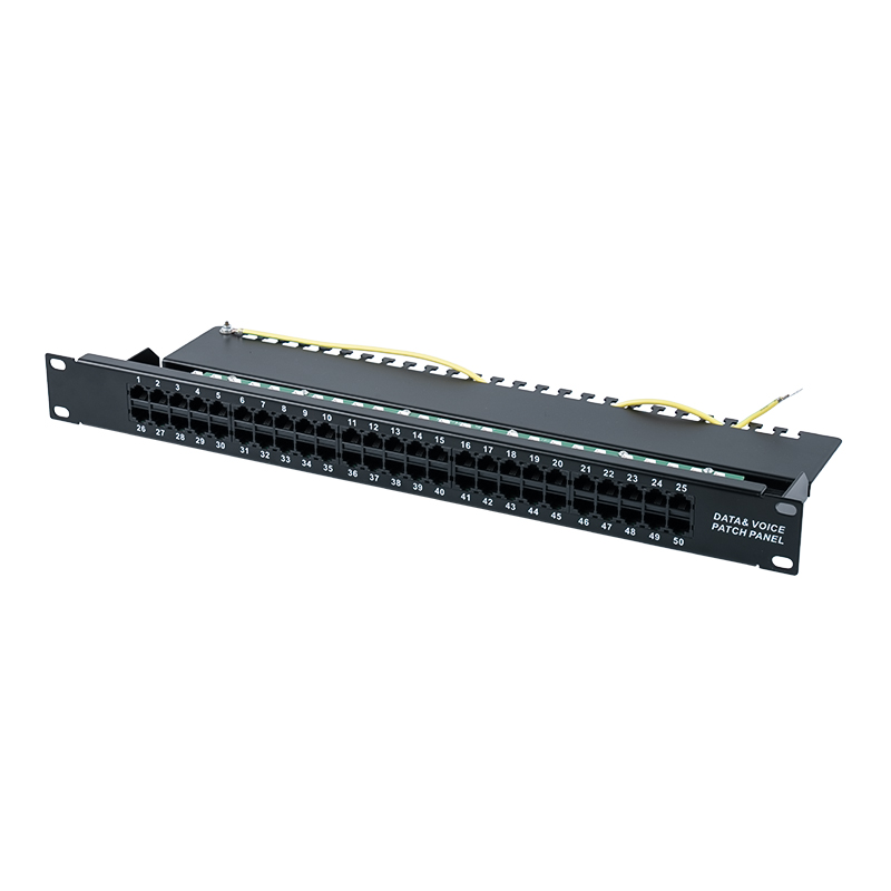 Kategorie 3 19palcový 1U 8P 8C 50portový hlasový patch panel (KRONE IDC) SP-3208K50-C3