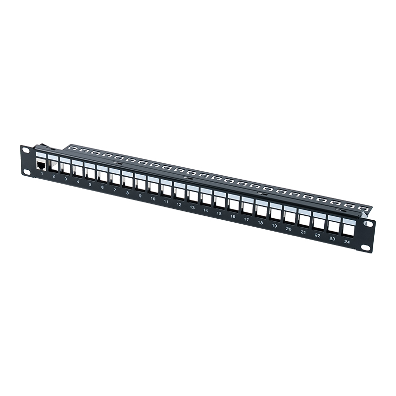 19palcový 1U 24portový stíněný patch panel (s modulem C6) SP-3260-24P