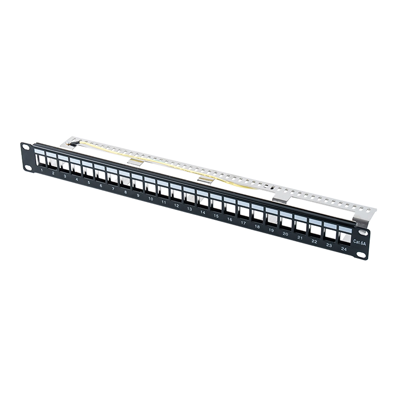 19palcový 1U 24portový stíněný prázdný rackSP-3317S-24P