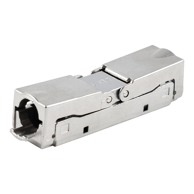 Cat6A stíněný beznástrojový konektor typu push-down（Jednoduché otevření） RJ-604S-1-C6A