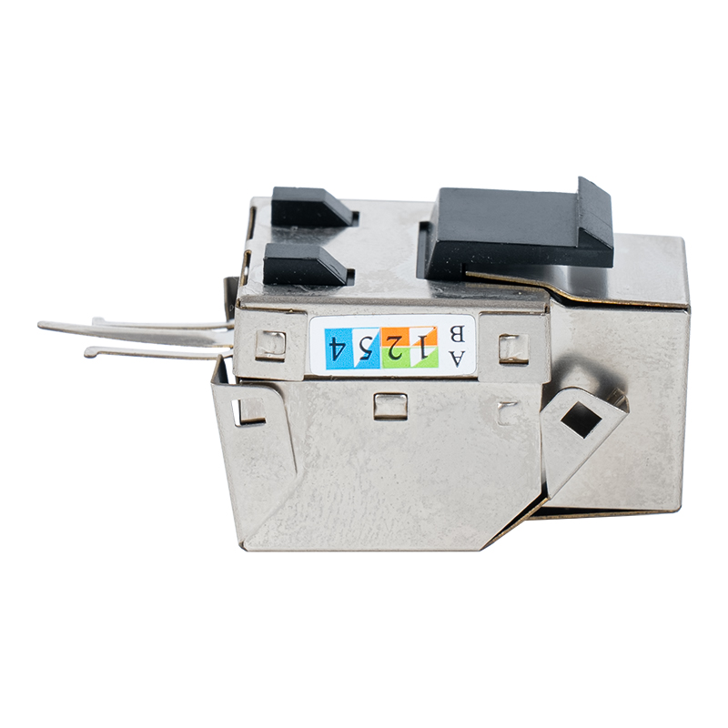 Cat6 stíněný 90° Keystone Jack (s kovovým pouzdrem) SM-2013SH8C6 Cat6 stíněný 90° Keystone Jack (s kovovým pouzdrem) SM-2013SH8C6