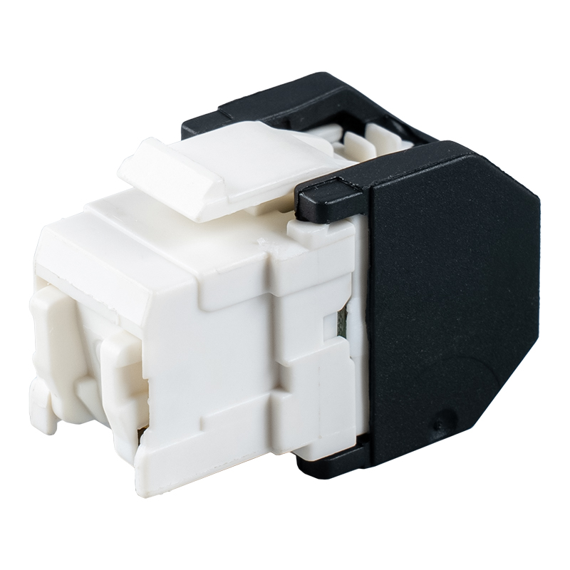 Cat6 Nestíněný 180° beznástrojový modulární jack (s uzávěrkou) SM-2399H8C6